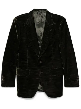TOM FORD ベルベット ジャケット | グリーン | FARFETCH JP