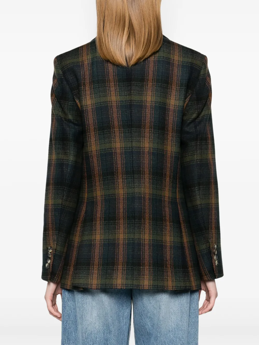 Shop Max Mara Venas Blazer In Green
