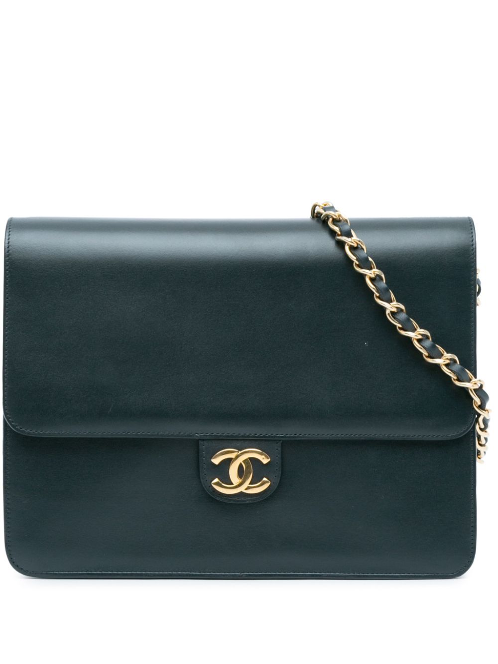 CHANEL 1996-1997 CC Calfskin Single Flap shoulder bag Women