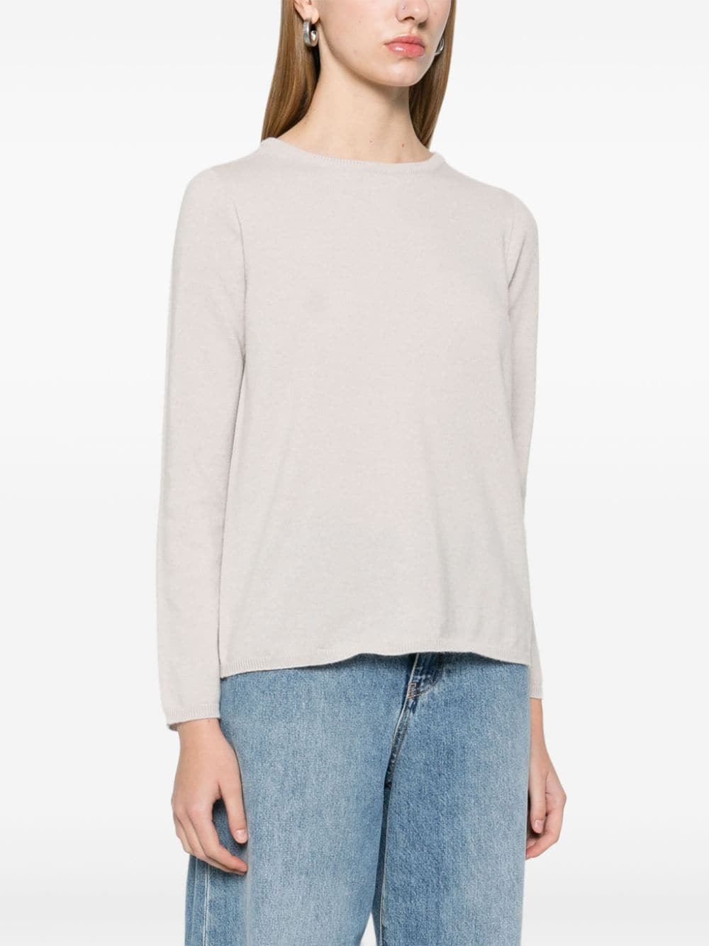 Shop Max Mara Miss Sweater In Neutrals