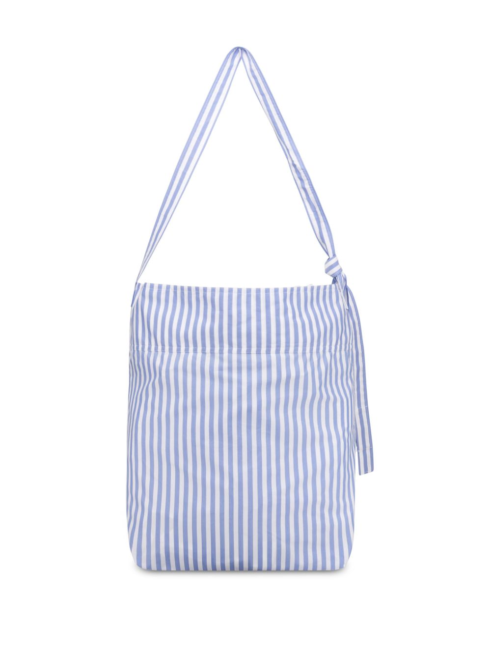 PHILOSOPHY DI LORENZO SERAFINI LOGO-PRINT STRIPED BEACH BAG