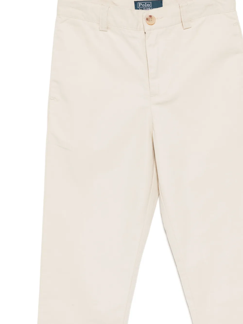 POLO RALPH LAUREN KIDS Broek met geborduurd logo Beige