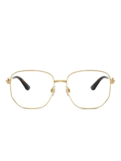 Dolce & Gabbana Eyewear geometric-frame glasses