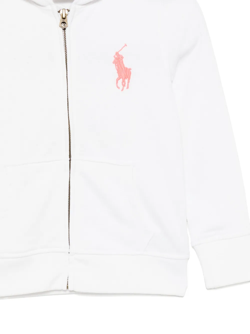 POLO RALPH LAUREN KIDS Hoodie met geborduurd logo Wit