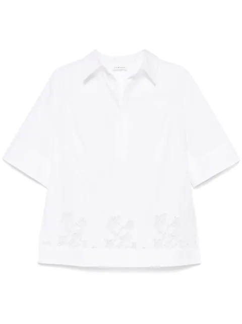 P.A.R.O.S.H. blouse à fleurs brodées