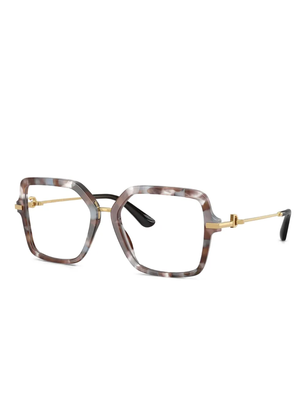 Dolce & Gabbana Eyewear DG3396 bril met geometrisch montuur Grijs