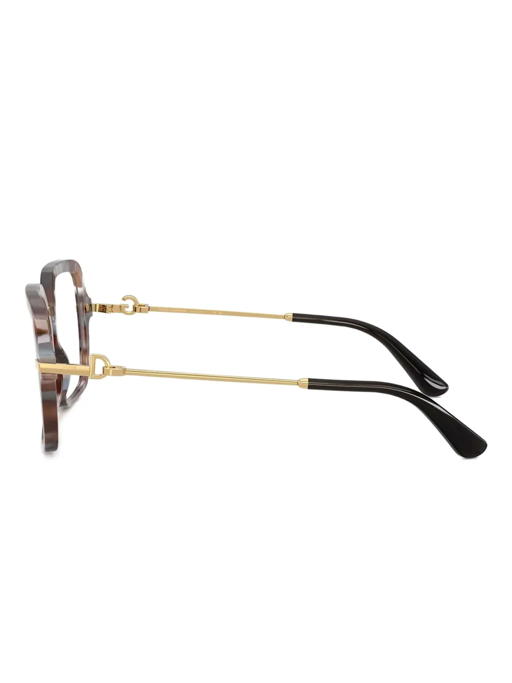 Dolce & Gabbana Eyewear DG3396 bril met geometrisch montuur Grijs