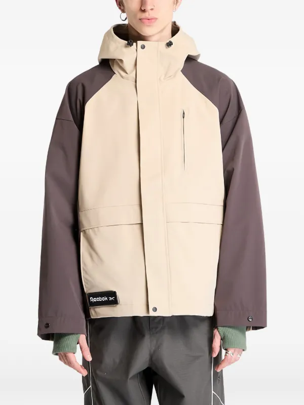 Reebok UNIFORM Utility Shell zip-up Jacket | Brown | FARFETCH ZA