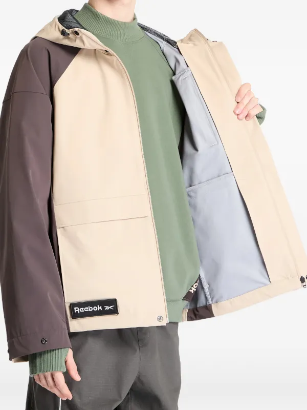 Reebok UNIFORM Utility Shell zip-up Jacket | Brown | FARFETCH ZA
