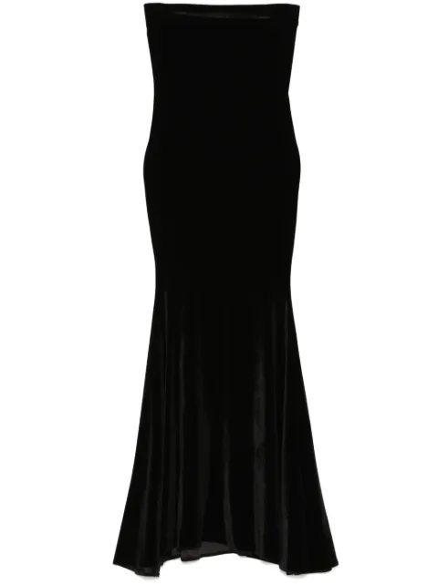 Atu Body Couture velvet maxi dress