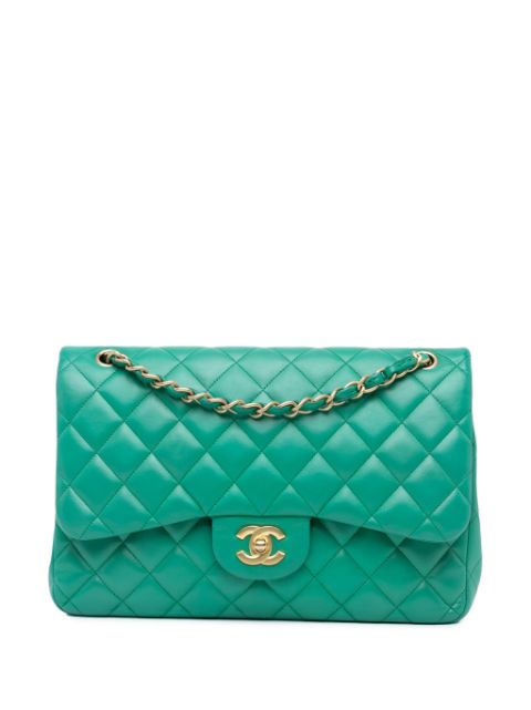 CHANEL 2012-2013 Jumbo Classic Lambskin Double Flap shoulder bag Women