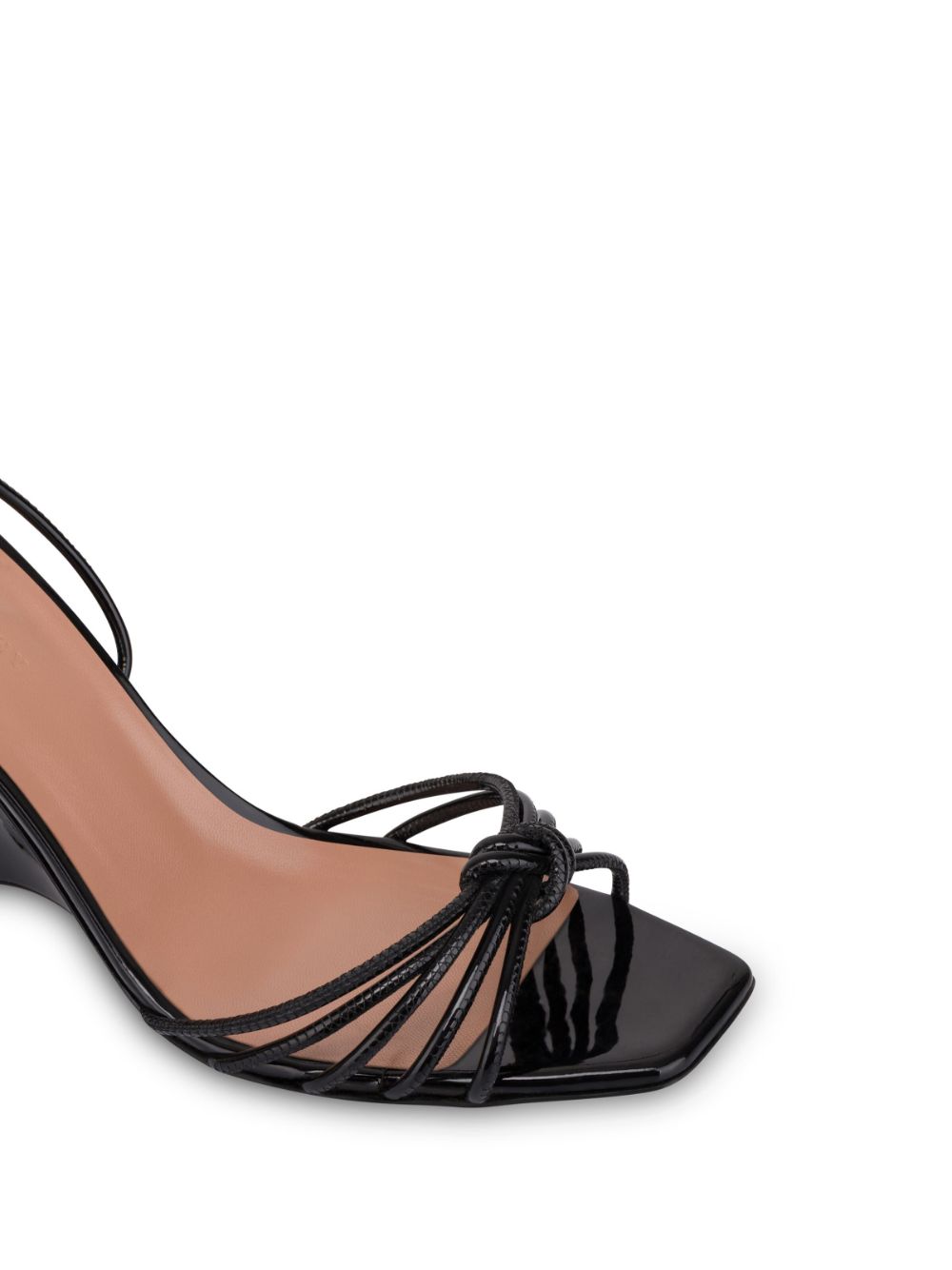 Philosophy Di Lorenzo Serafini Lakleren sandalen Zwart