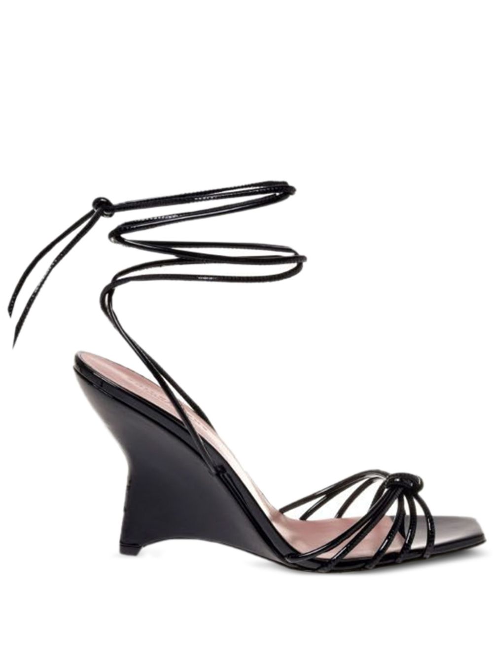 Philosophy Di Lorenzo Serafini patent sandals Black