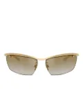 Dolce & Gabbana Eyewear shield-frame sunglasses - Yellow