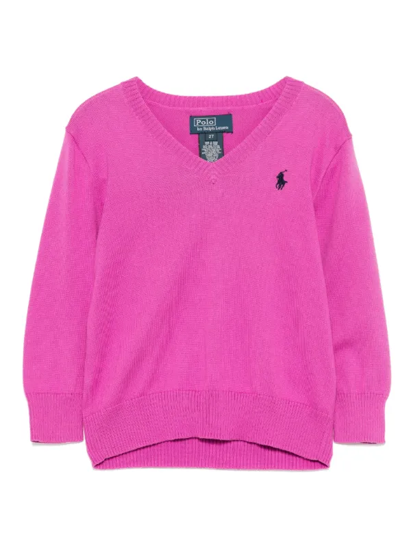 POLO RALPH LAUREN KIDS Suéter Polo Pony | Roxo | FARFETCH BR