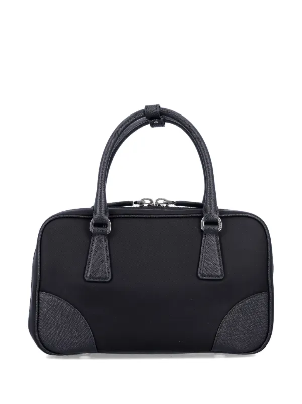 【関税＆送料込み】Prada Embroidered Detailing Mini Bag Prada Embroidered Detailing Mini Bag | Black | FARFETCH