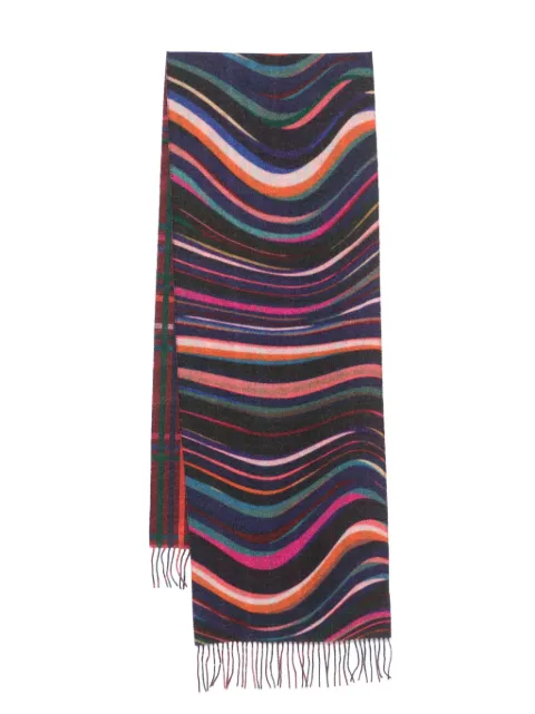 Paul Smith Swirl Check scarf
