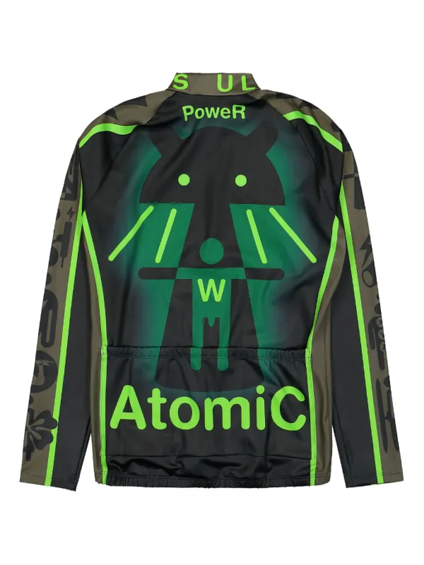 Walter Van Beirendonck 57 Bike long-sleeve Top | Black