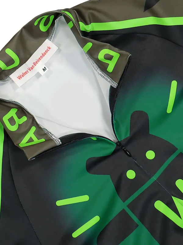 Walter Van Beirendonck Atomic サイクリングトップ | ブラック