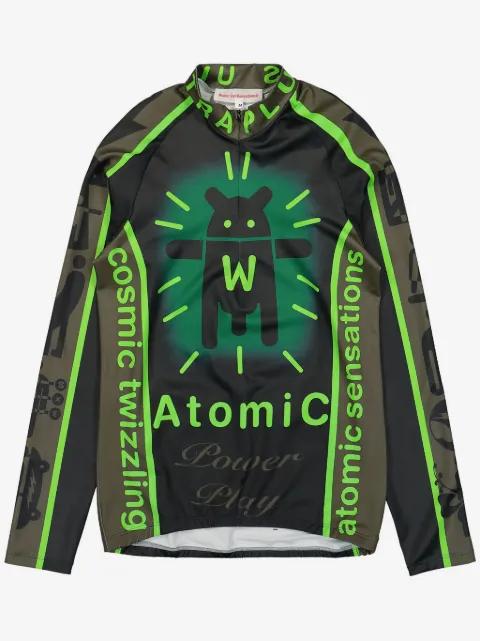 Walter Van Beirendonck Atomic cycling top