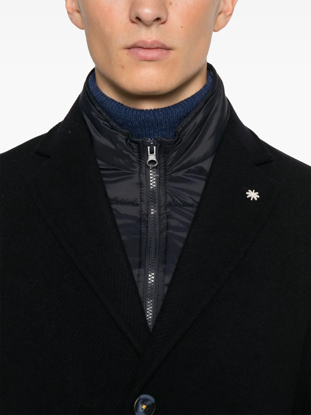 Manuel Ritz Twill jas Blauw