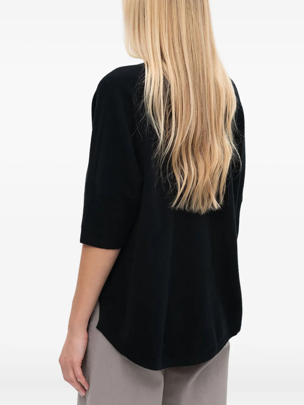 Max & Moi V-neck Jumper In Black