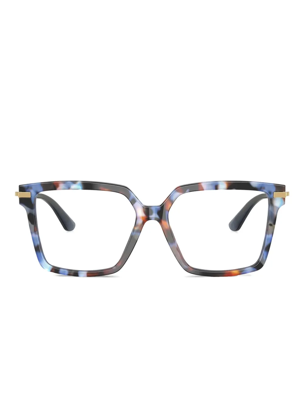 Dolce & Gabbana Eyewear Occhiali squadrati DG3397 con effetto tartarugato - Blu