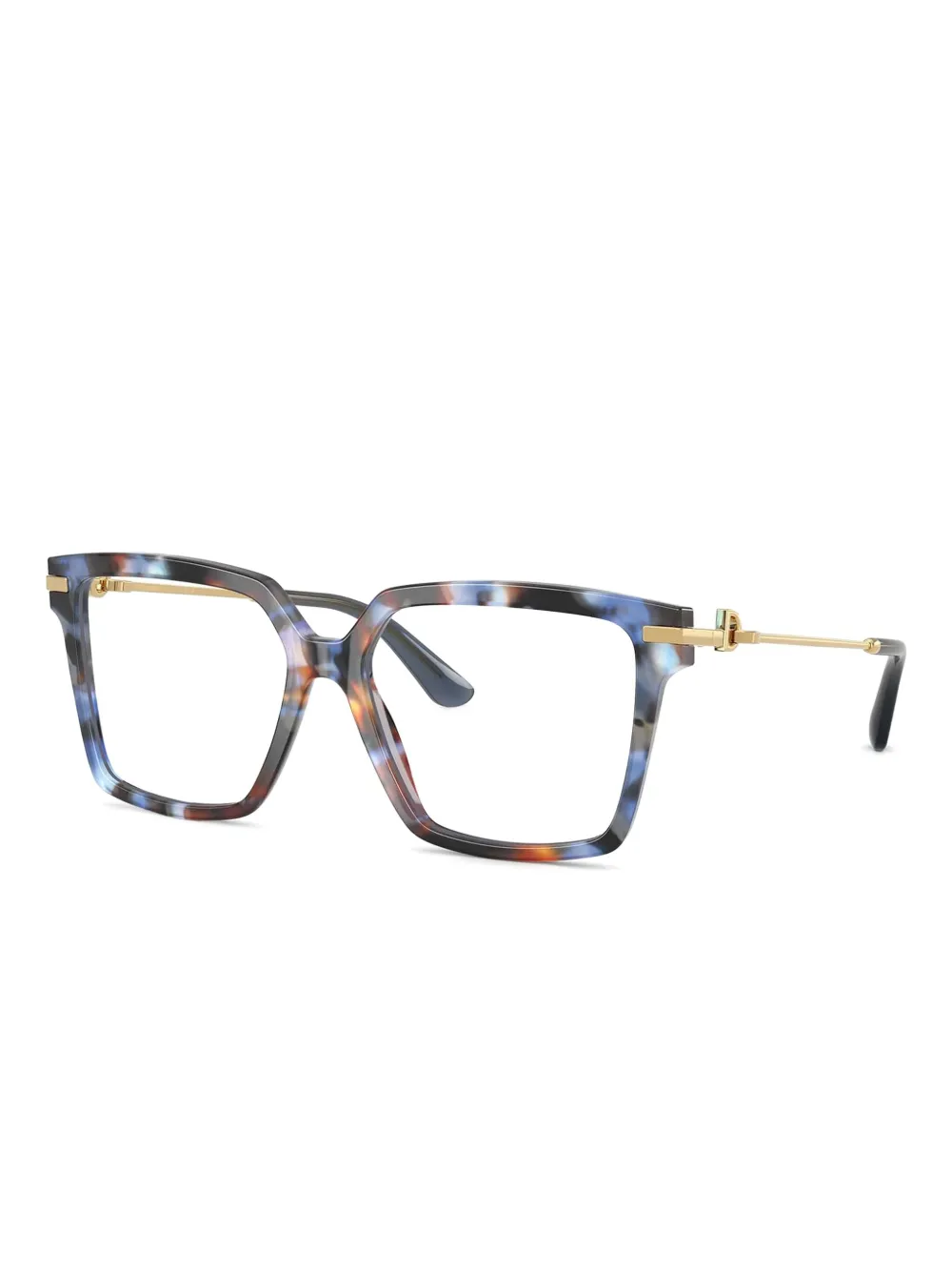 Dolce & Gabbana Eyewear DG3397 bril met schildpadschild-design Blauw