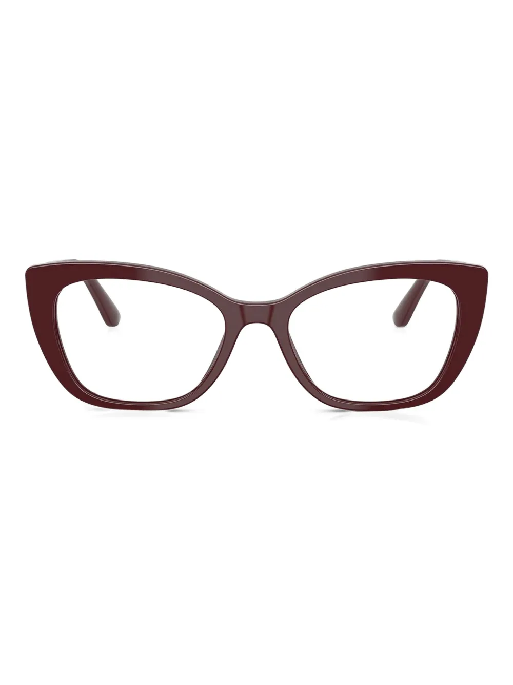 Dolce & Gabbana Eyewear Bril met cat-eye montuur Rood