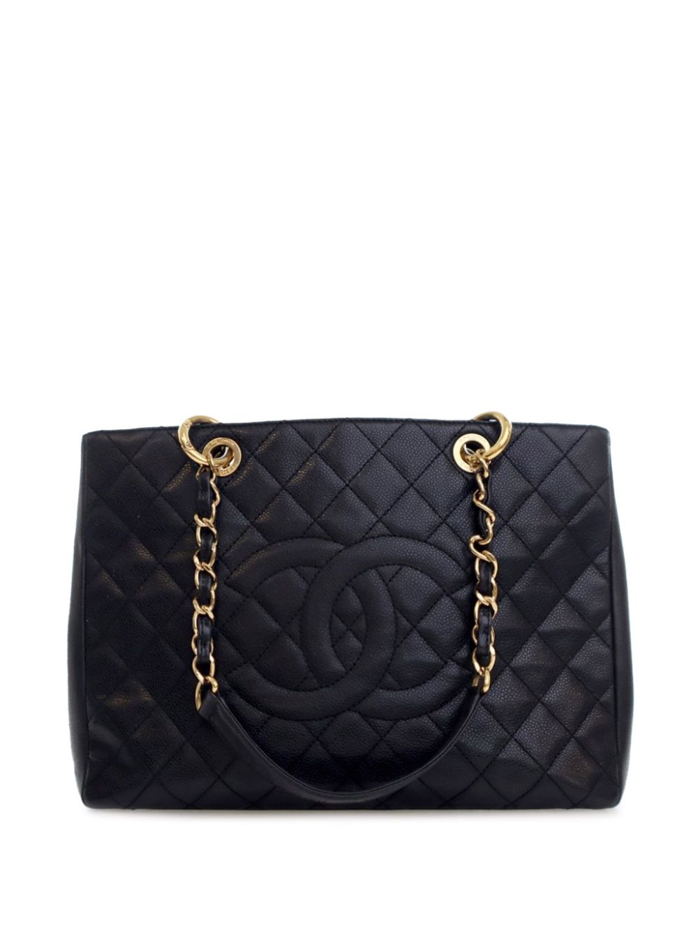 CHANEL 2009-2010 Caviar Grand Shopping tote bag Women