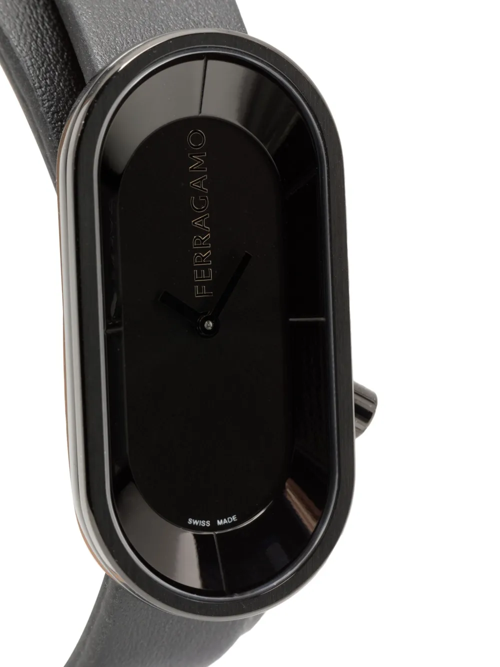 Ferragamo Curve horloge - Zwart