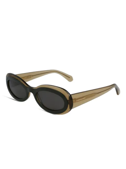 Ferragamo Eyewear oval-frame sunglasses