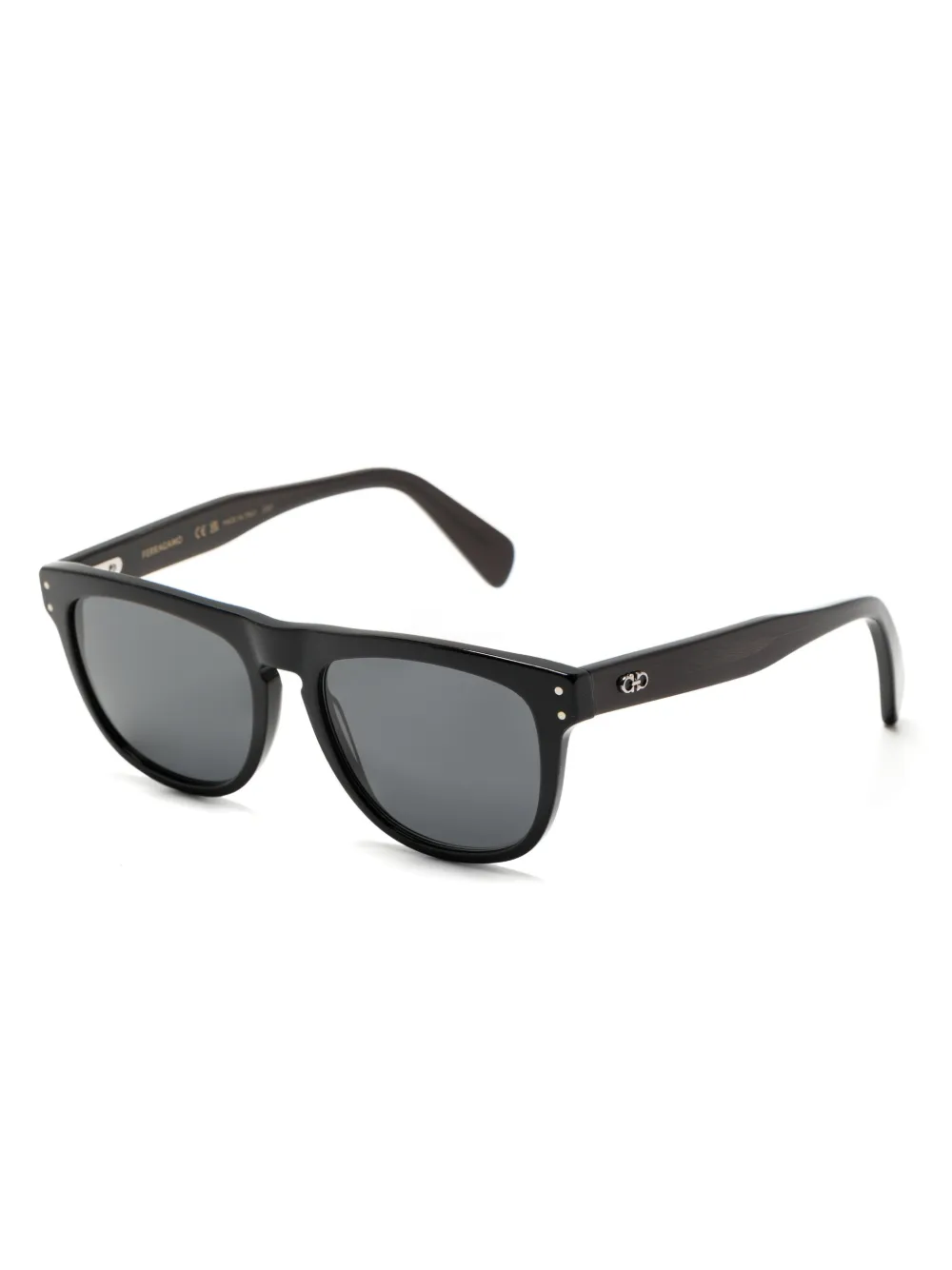 FERRAGAMO SQUARE-FRAME SUNGLASSES