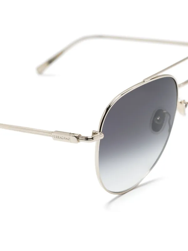 Ferragamo Eyewear SF 308S-715 Sunglasses | Grey | FARFETCH AZ display picture 2