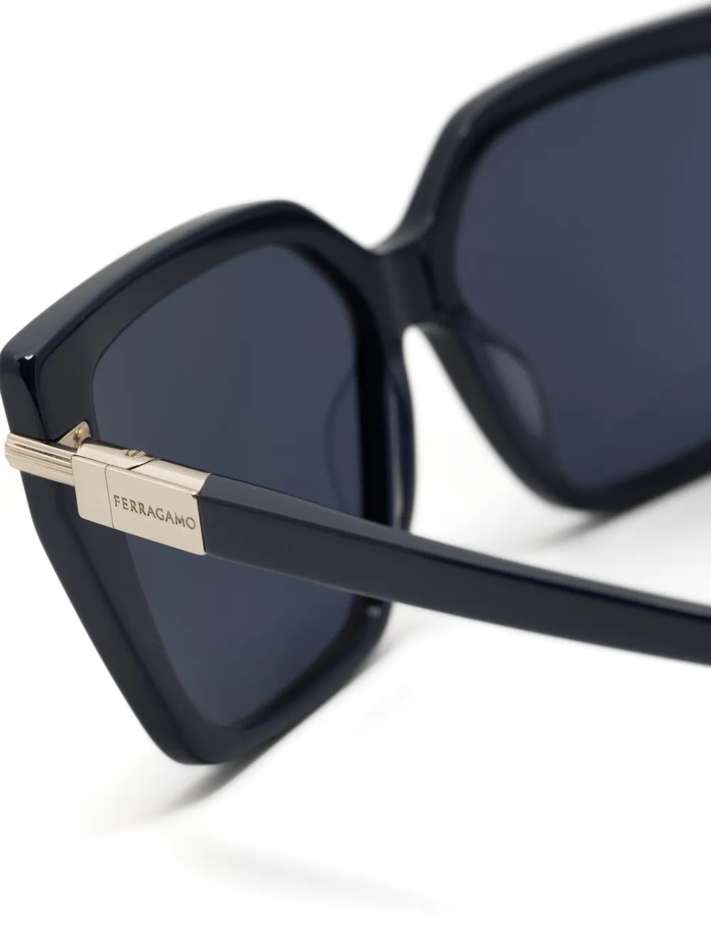 FERRAGAMO SQUARE-FRAME SUNGLASSES