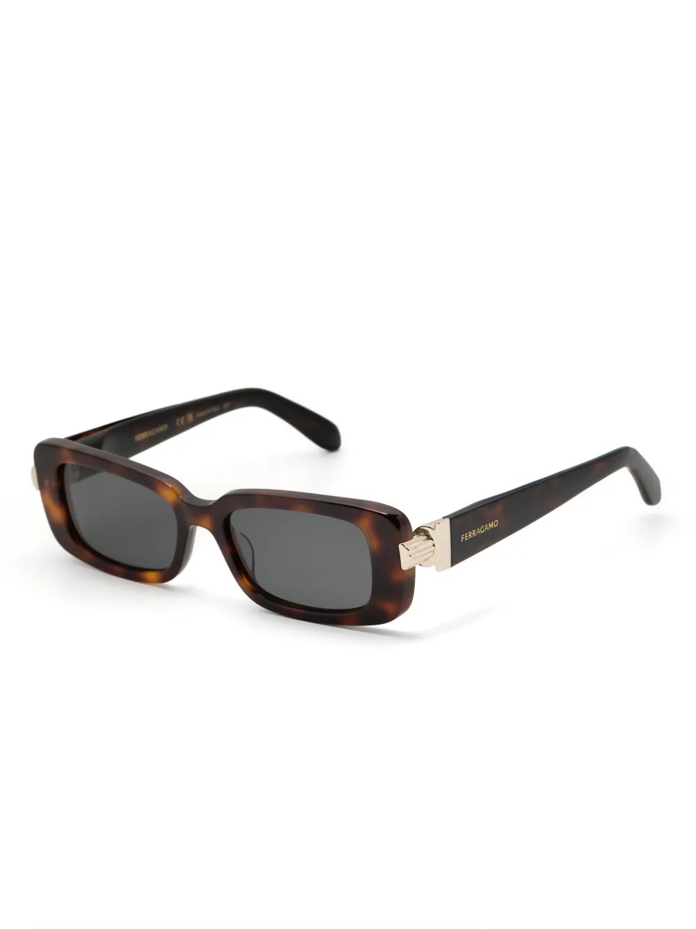 FERRAGAMO RECTANGLE-FRAME SUNGLASSES