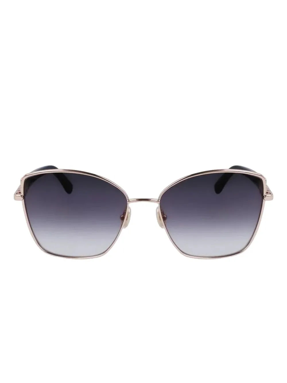Ferragamo Eyewear キャットアイ サングラス - シルバートーン Ferragamo Eyewear キャットアイ サングラス - シルバートーン