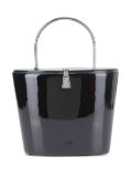 Sportmax patent-leather bucket bag - Black