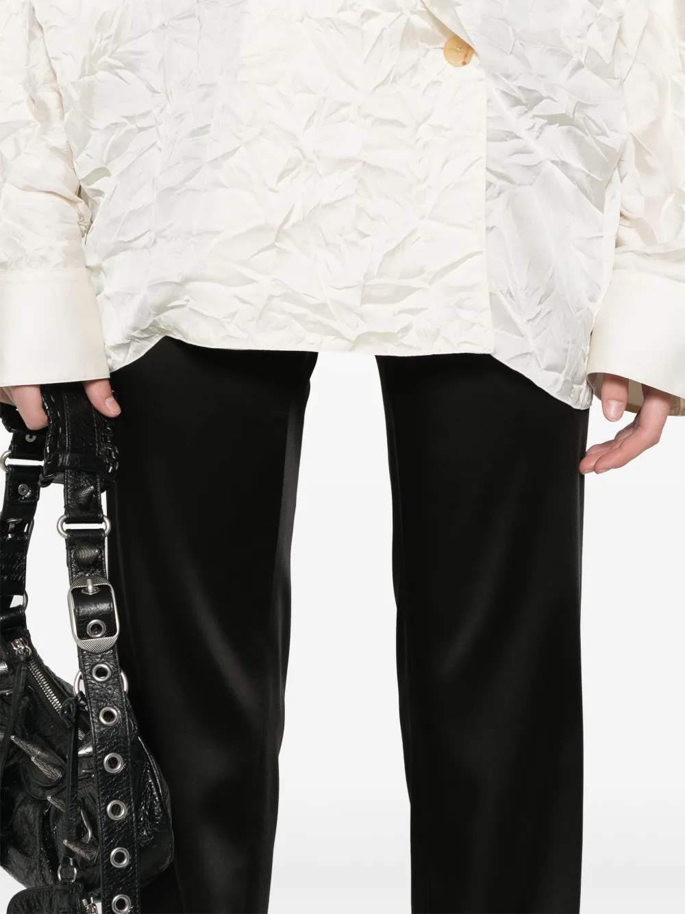 Balenciaga High waist broek Zwart