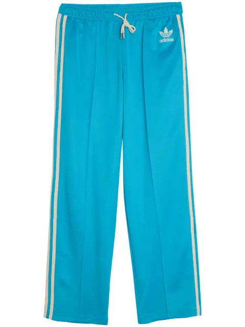 adidas flocked-Trefoil logo track pants