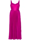 Parlor metallic-effect maxi dress - Pink