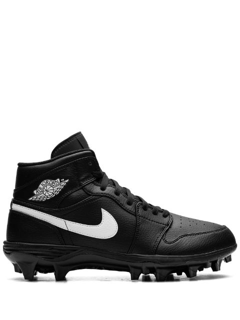 Nike Jordan 1 Mid "Black White" cleats Men