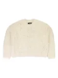 AMIRI feather-effect sweater - Neutrals