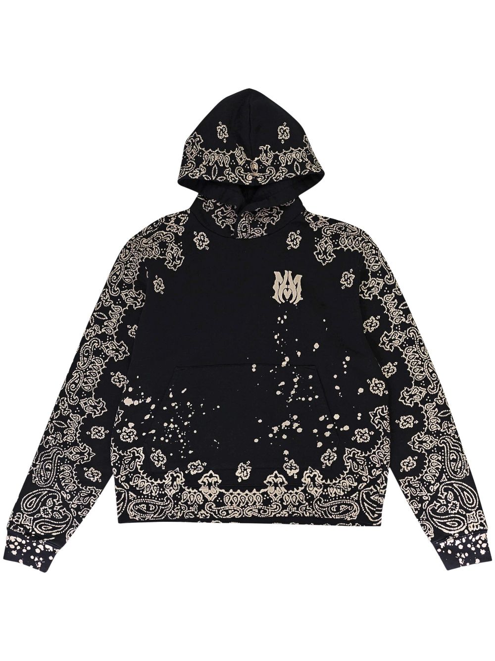 bandana-print hoodie