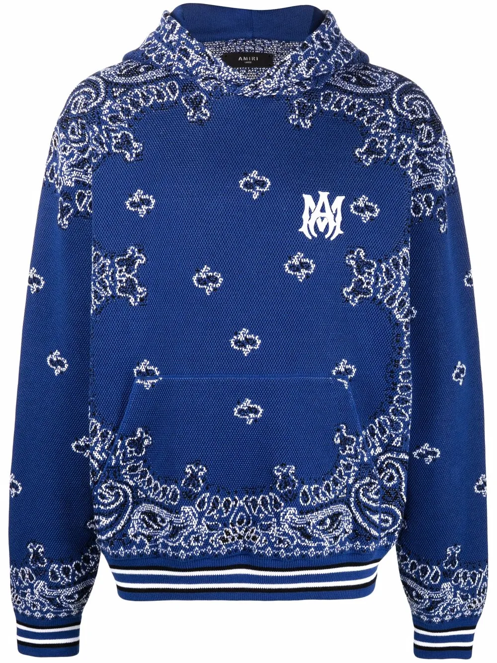 AMIRI Bandana B-Ball hoodie – Blue