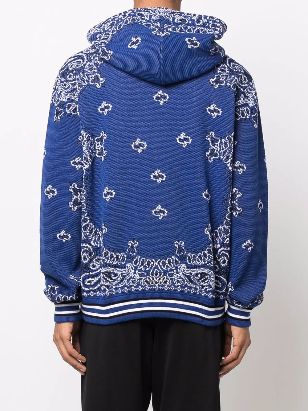 AMIRI Bandana B-Ball hoodie Blauw