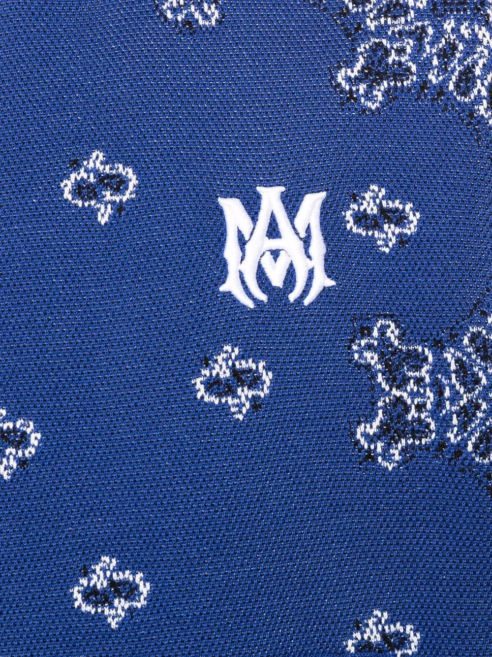 AMIRI Bandana B-Ball hoodie Blauw