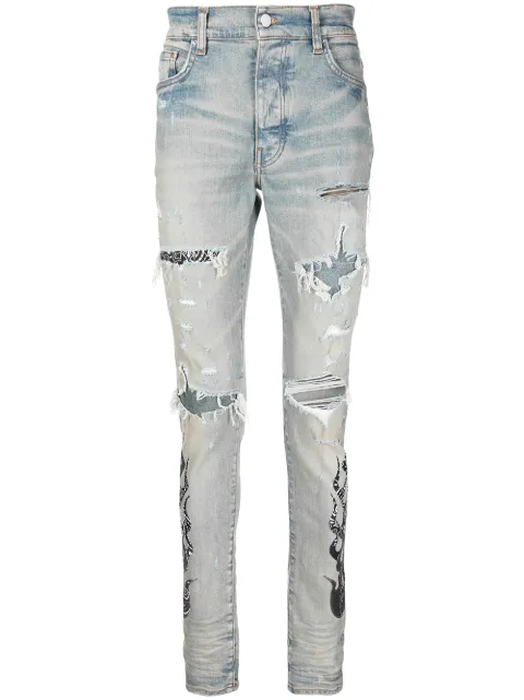 AMIRI Bandana Flame jeans