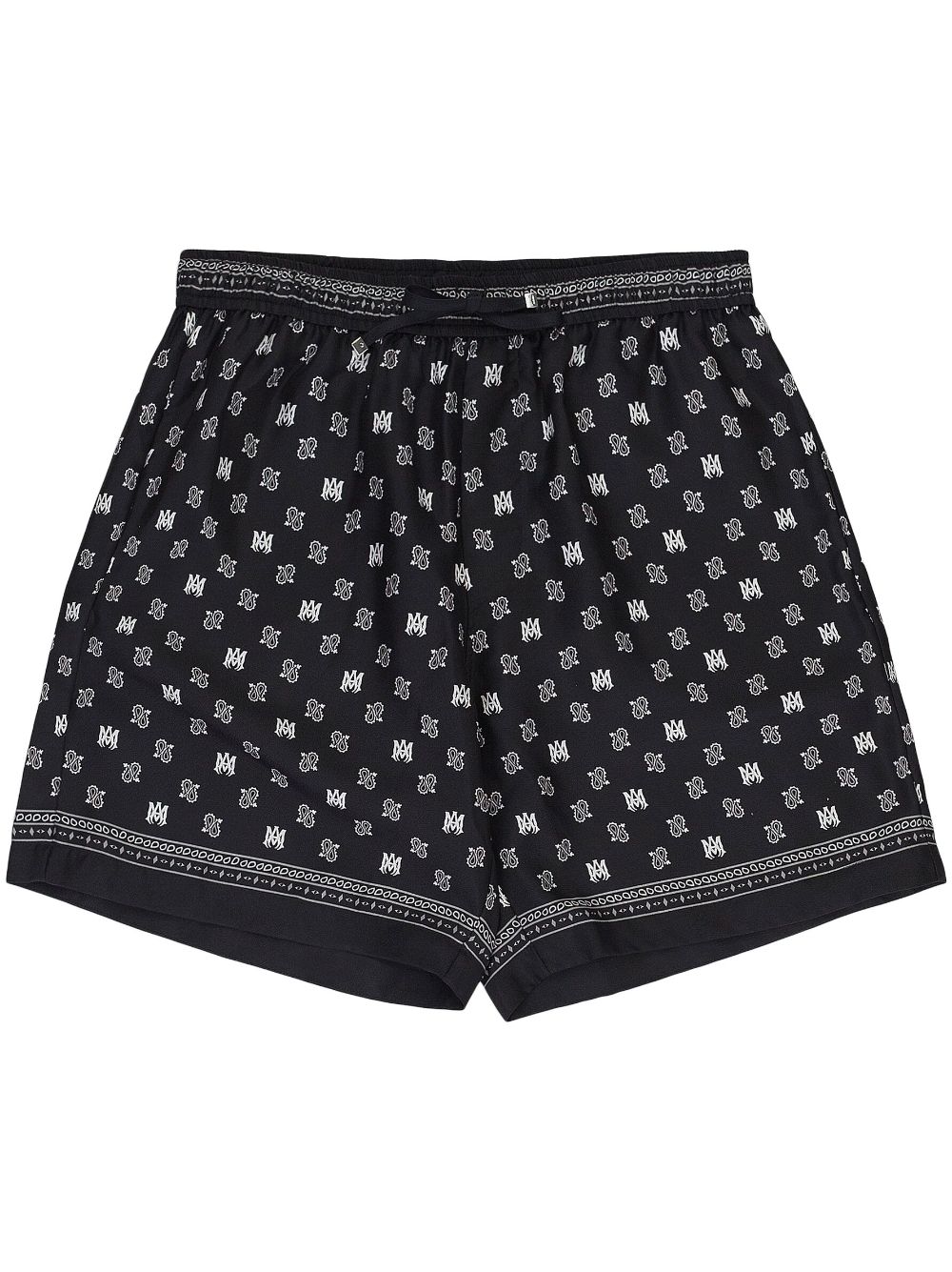 monogram-print shorts