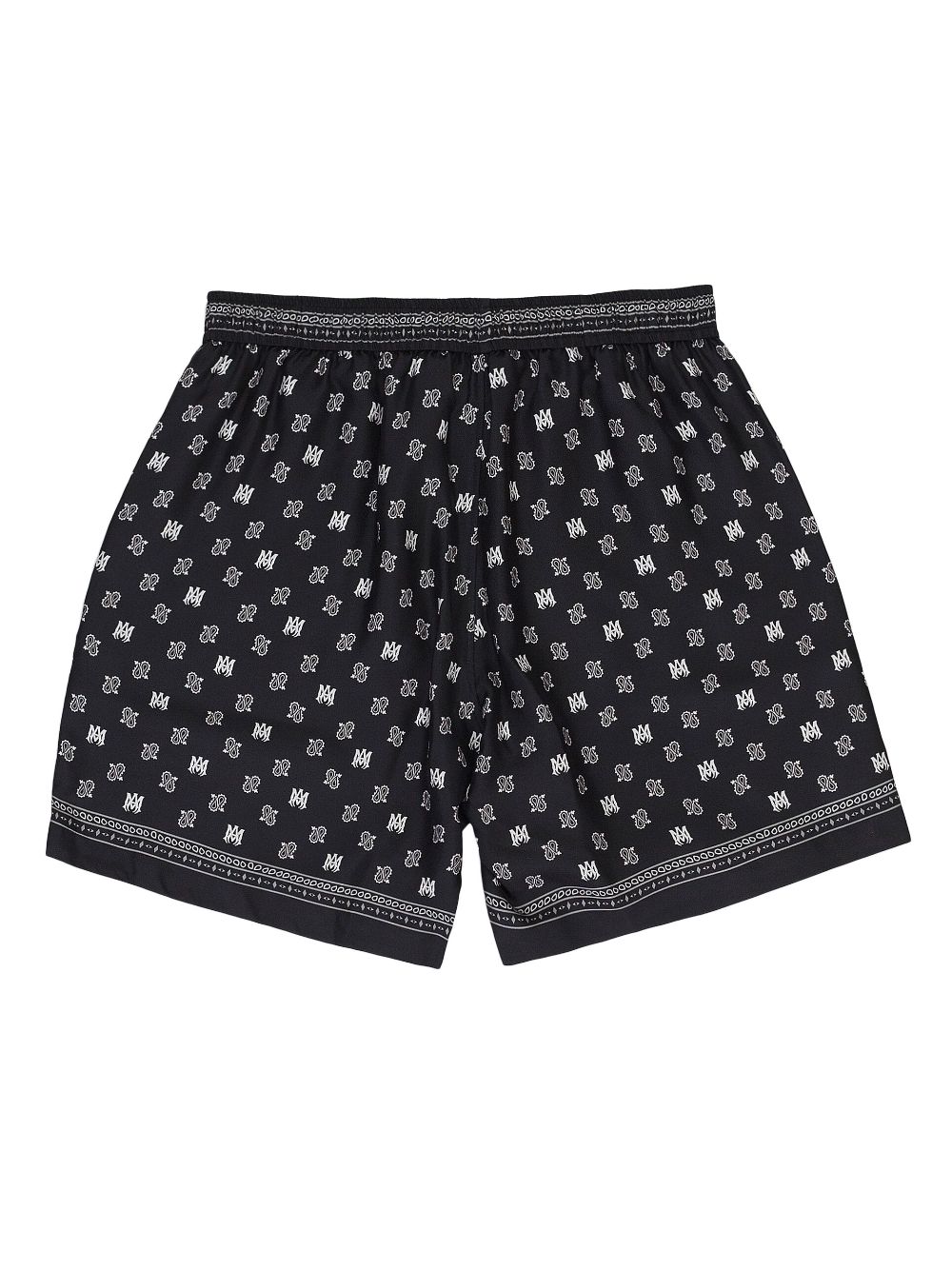 AMIRI monogram-print shorts - Zwart